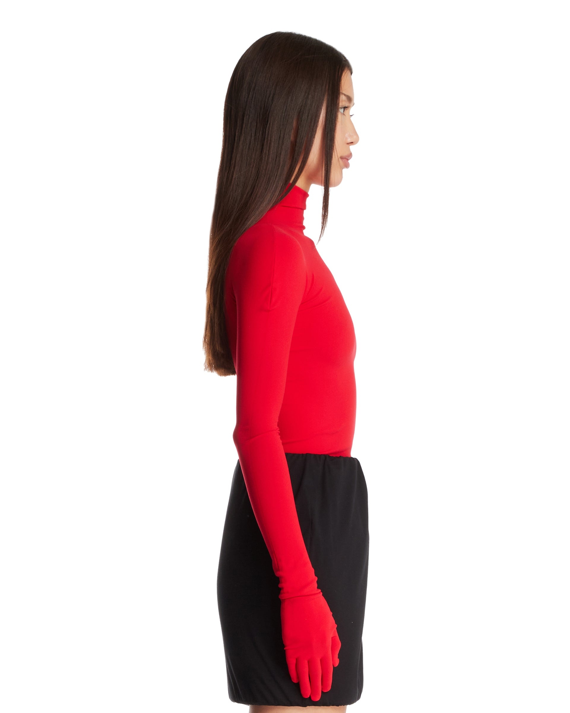 Red High-Neck Top - 5