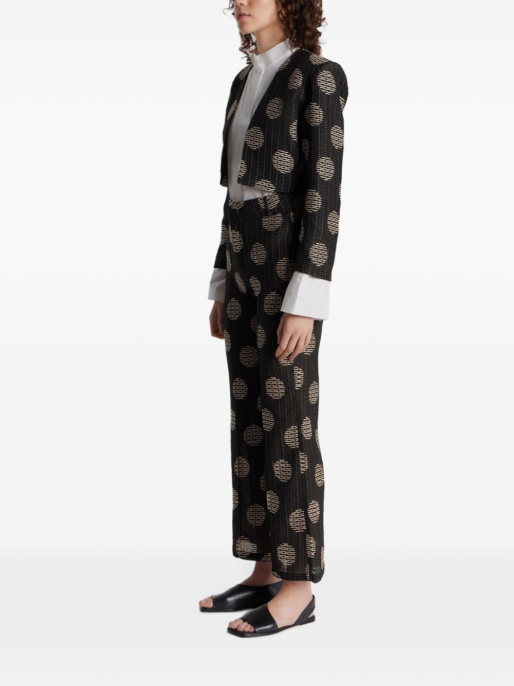 Helmut geometric-pattern print blazer - 3
