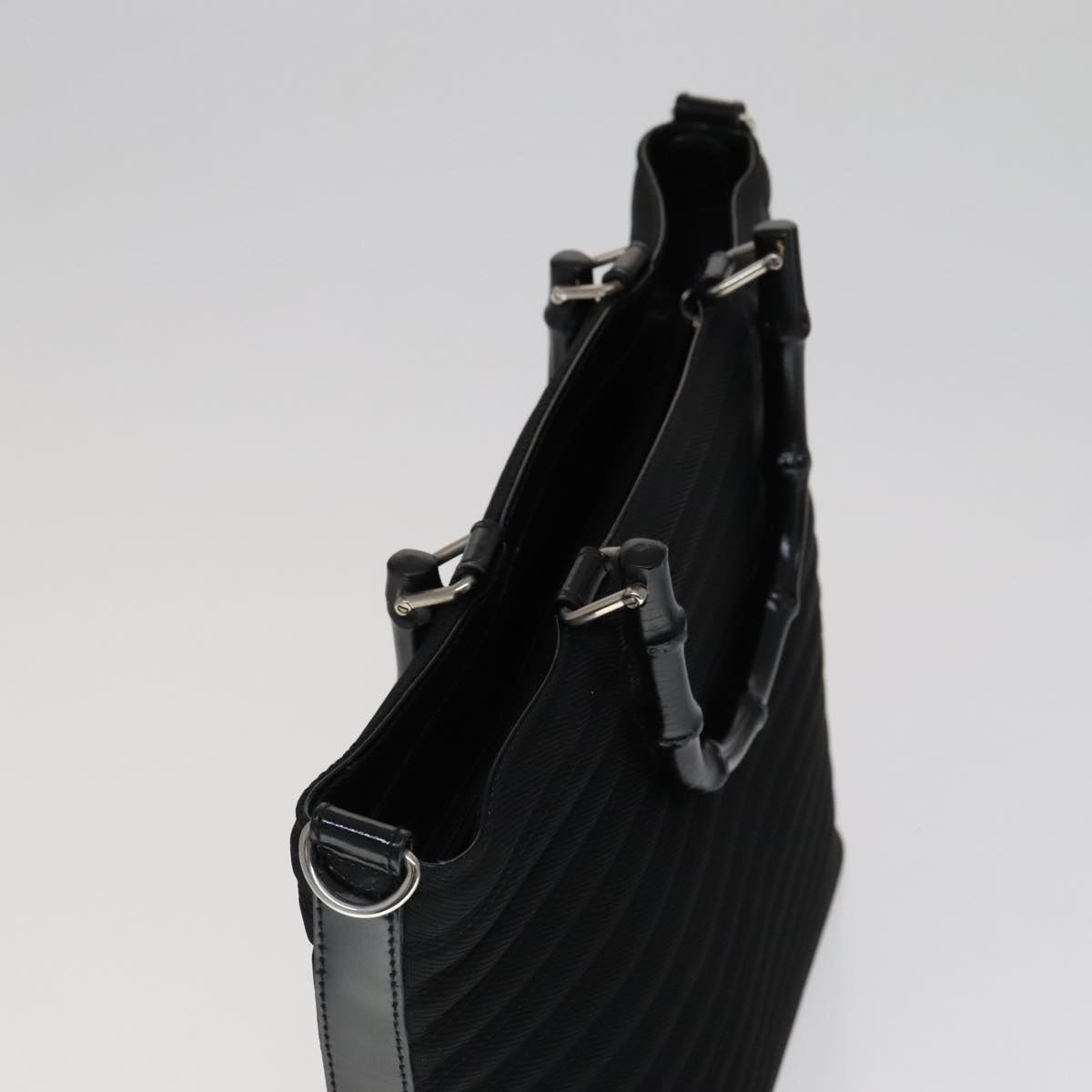 GUCCI Bamboo Hand Bag Nylon Black 000 1705 000 1705 - 6