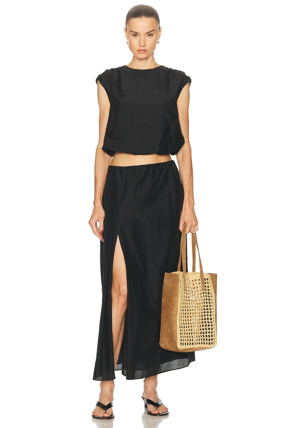 Carmen Long Gathered Skirt - 5
