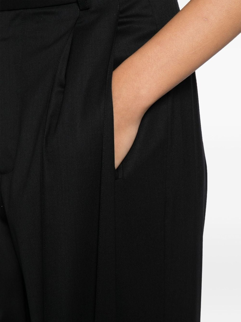pressed-crease tailored trousers 5
