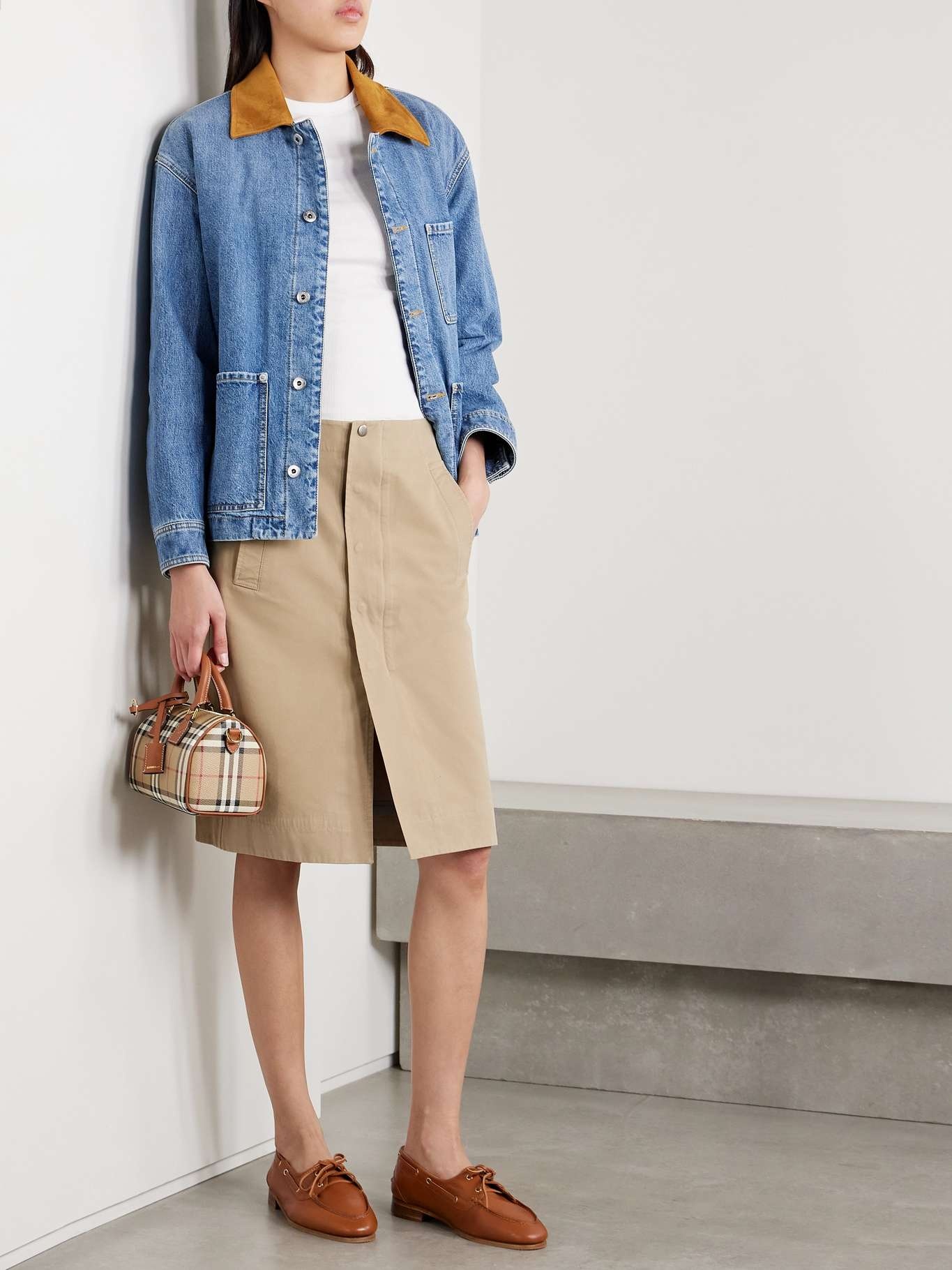 Burberry Cotton skirt Beige | REVERSIBLE