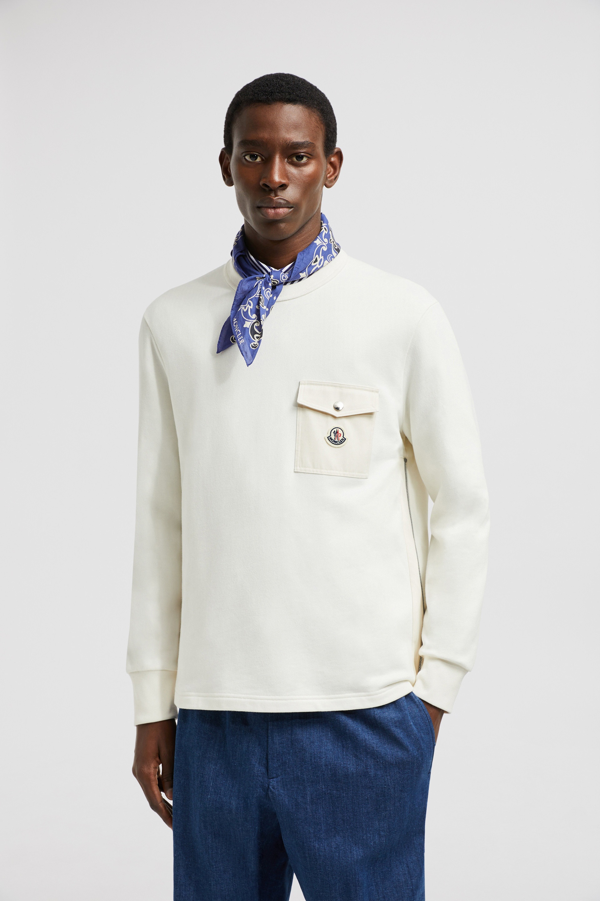 Cotton Sweatshirt with Pocket - 2