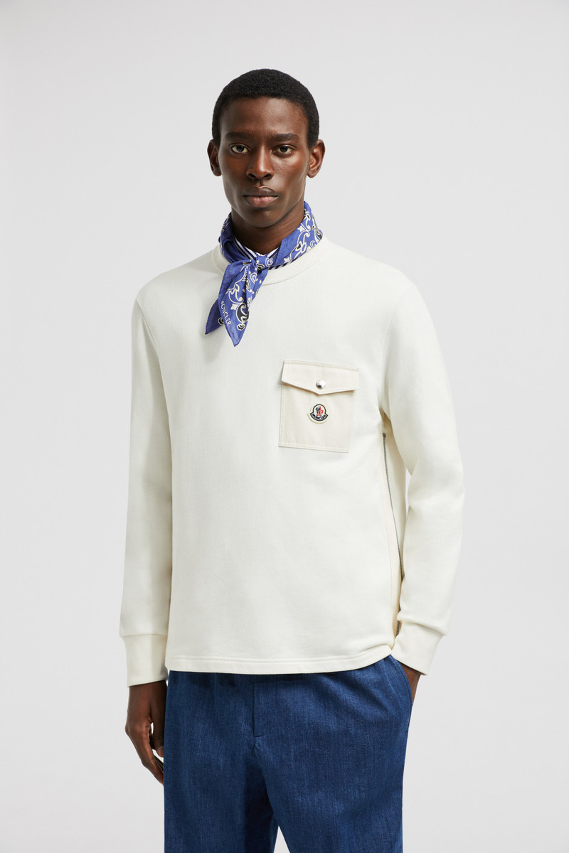 Moncler Cotton Sweatshirt with Pocket outlook