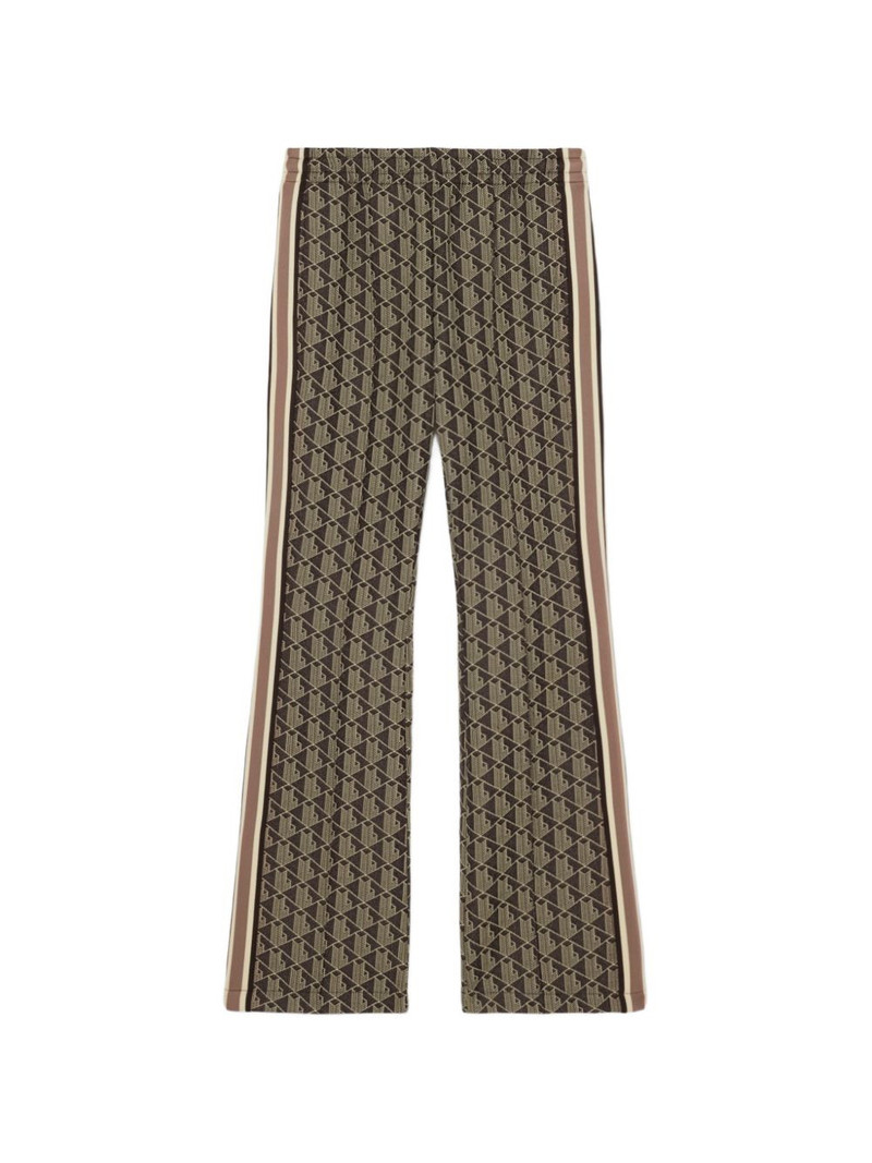 side-stripe monogram track pants 1
