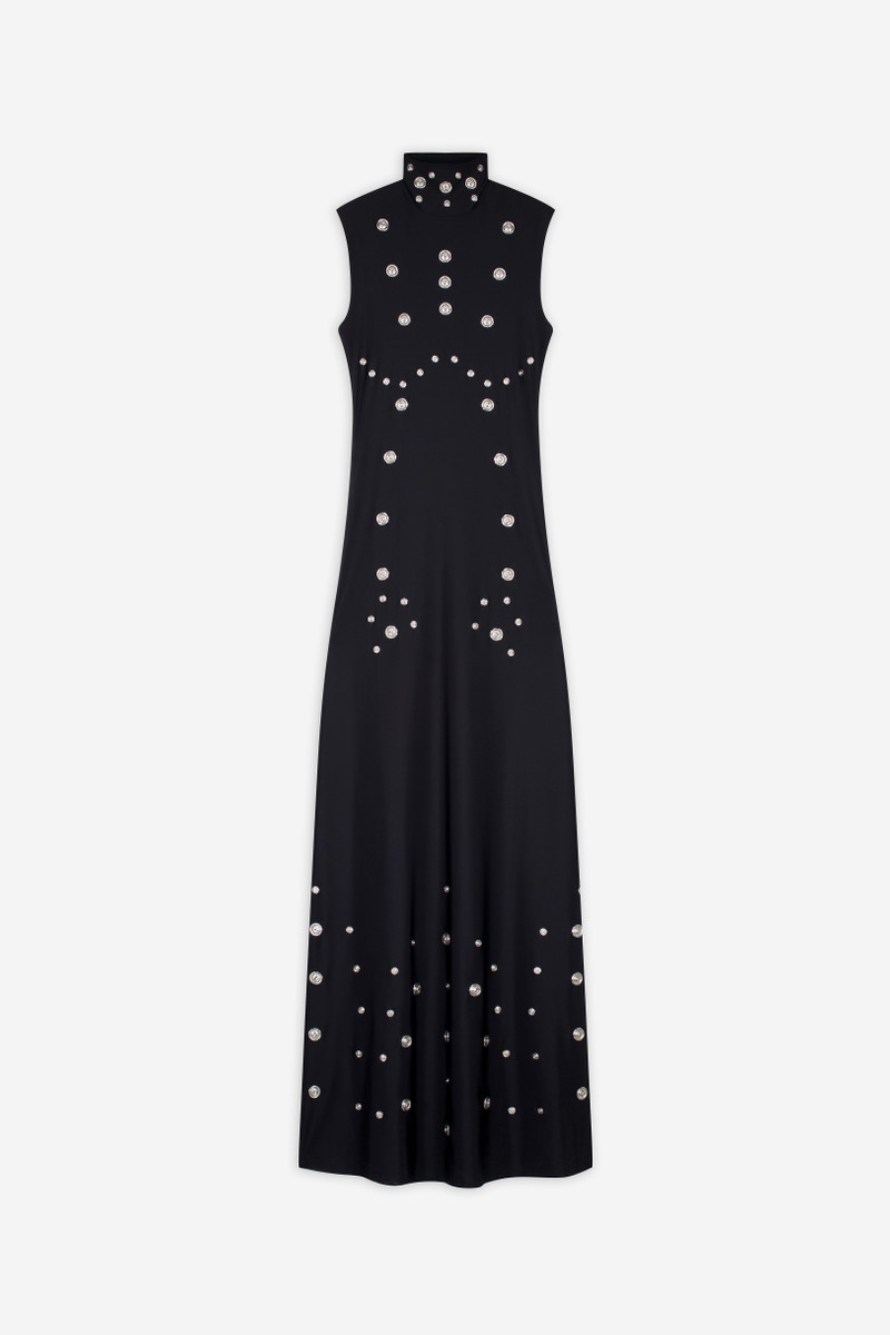 Sleevless Snaps Dress 1