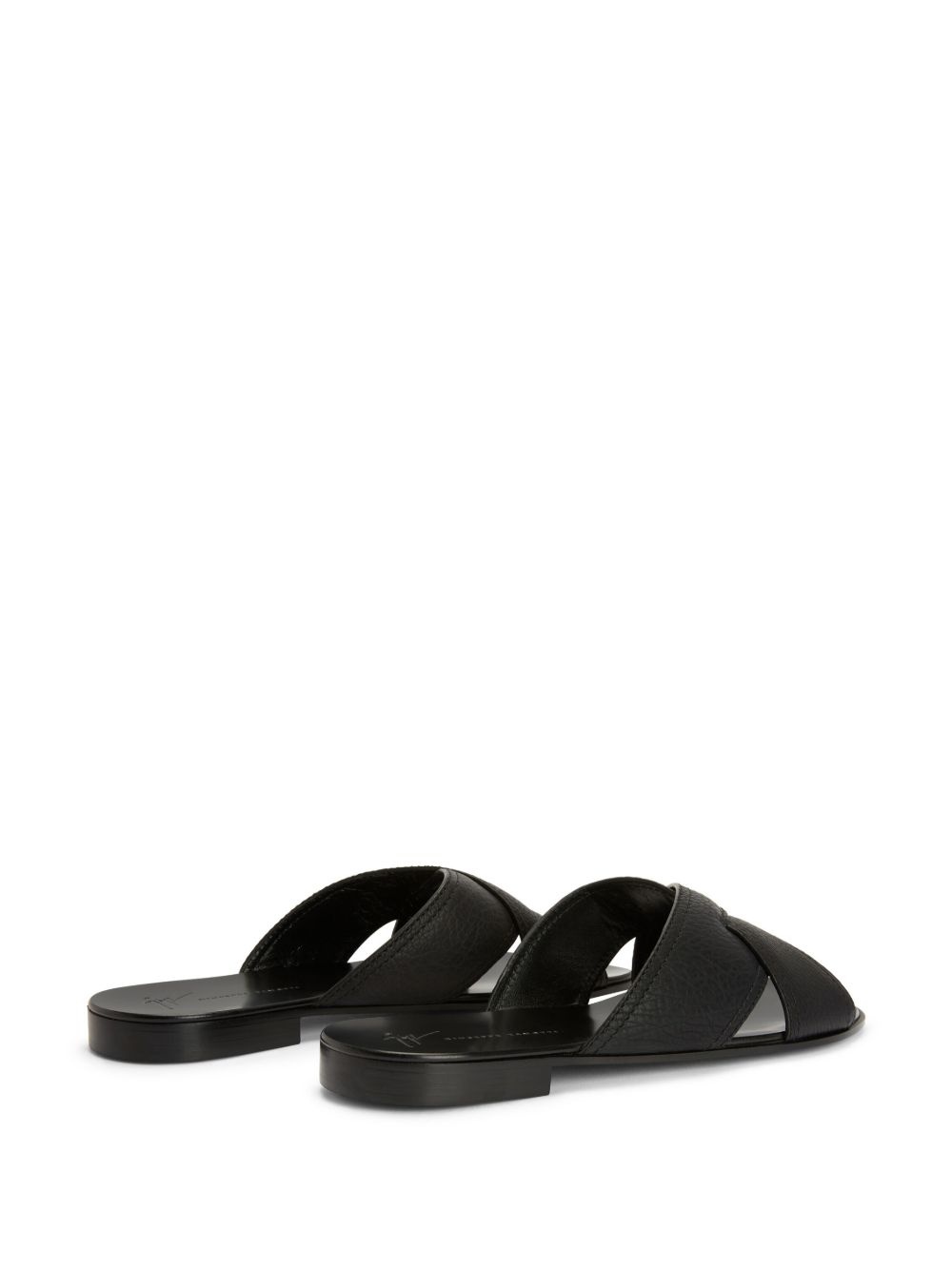 Flavio criss-cross leather sandals - 3