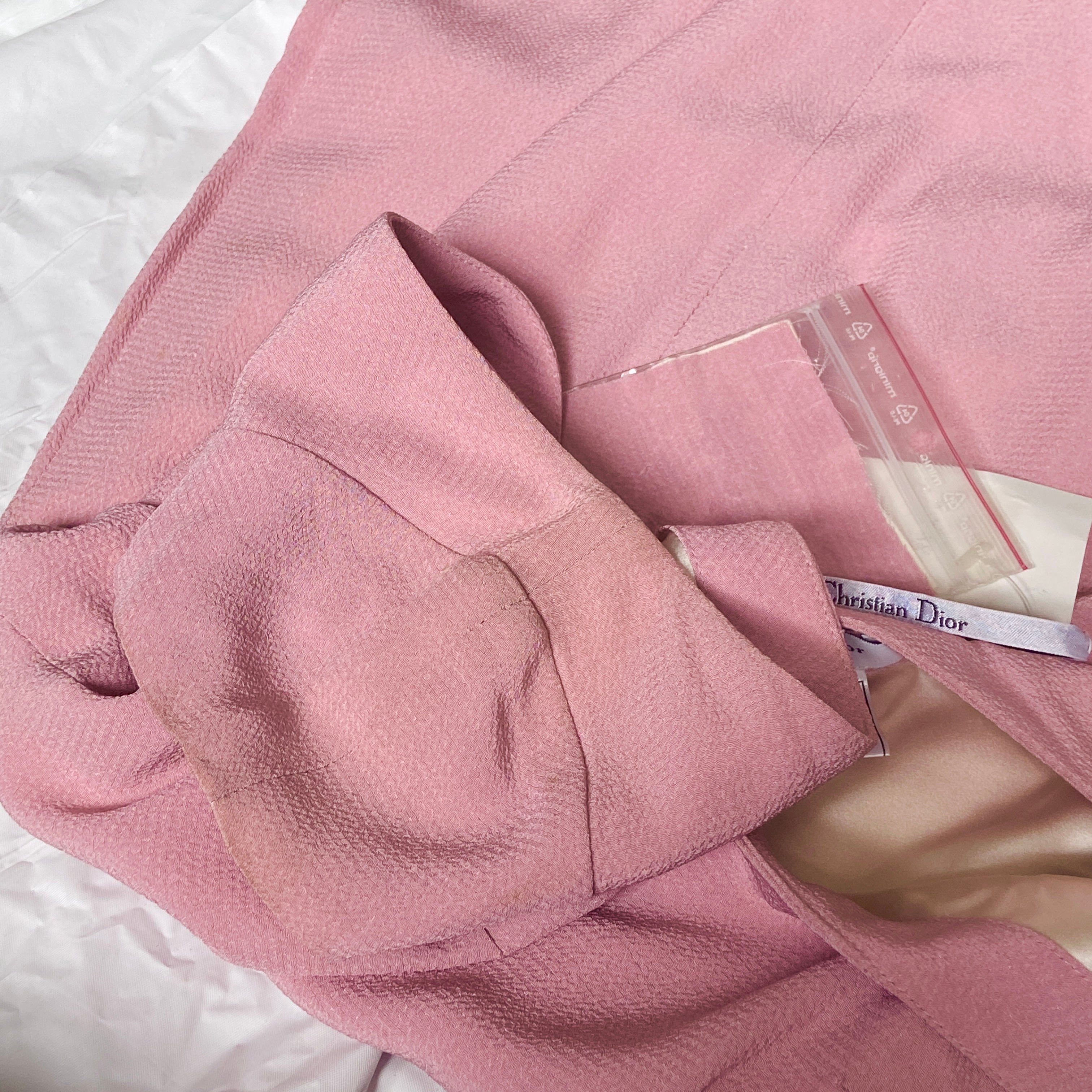Christian dior Galliano ss99 plunging back pop pink dress - 10