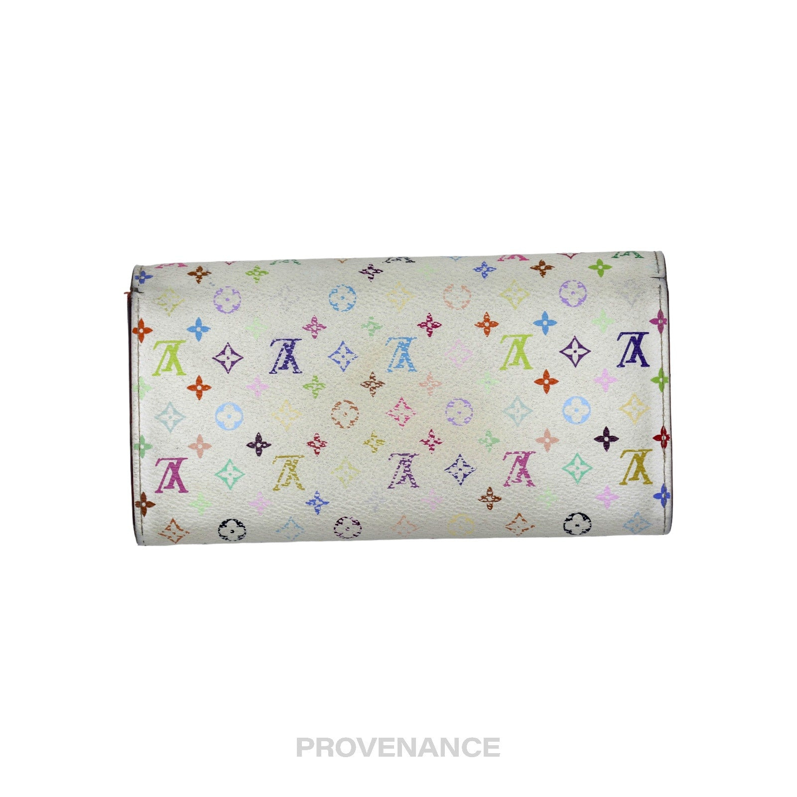 Louis Vuitton  Sarah Long Wallet - Monogram Multicolore Orange - 3