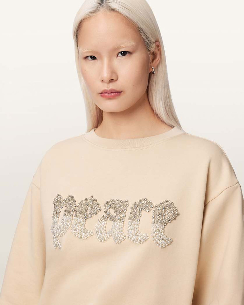 PEACE PIPPA EMBELLISHED SWEATSHIRT 5