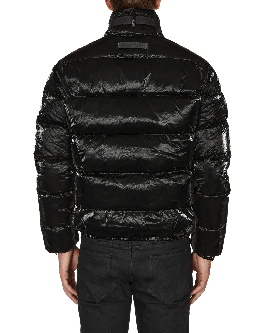 PUFFER COAT W SILVER BUCKLE - 5