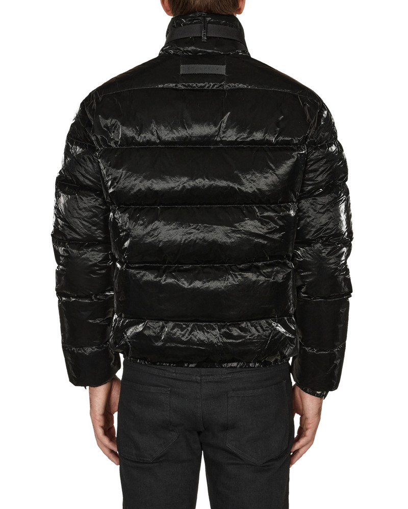 PUFFER COAT W SILVER BUCKLE 5