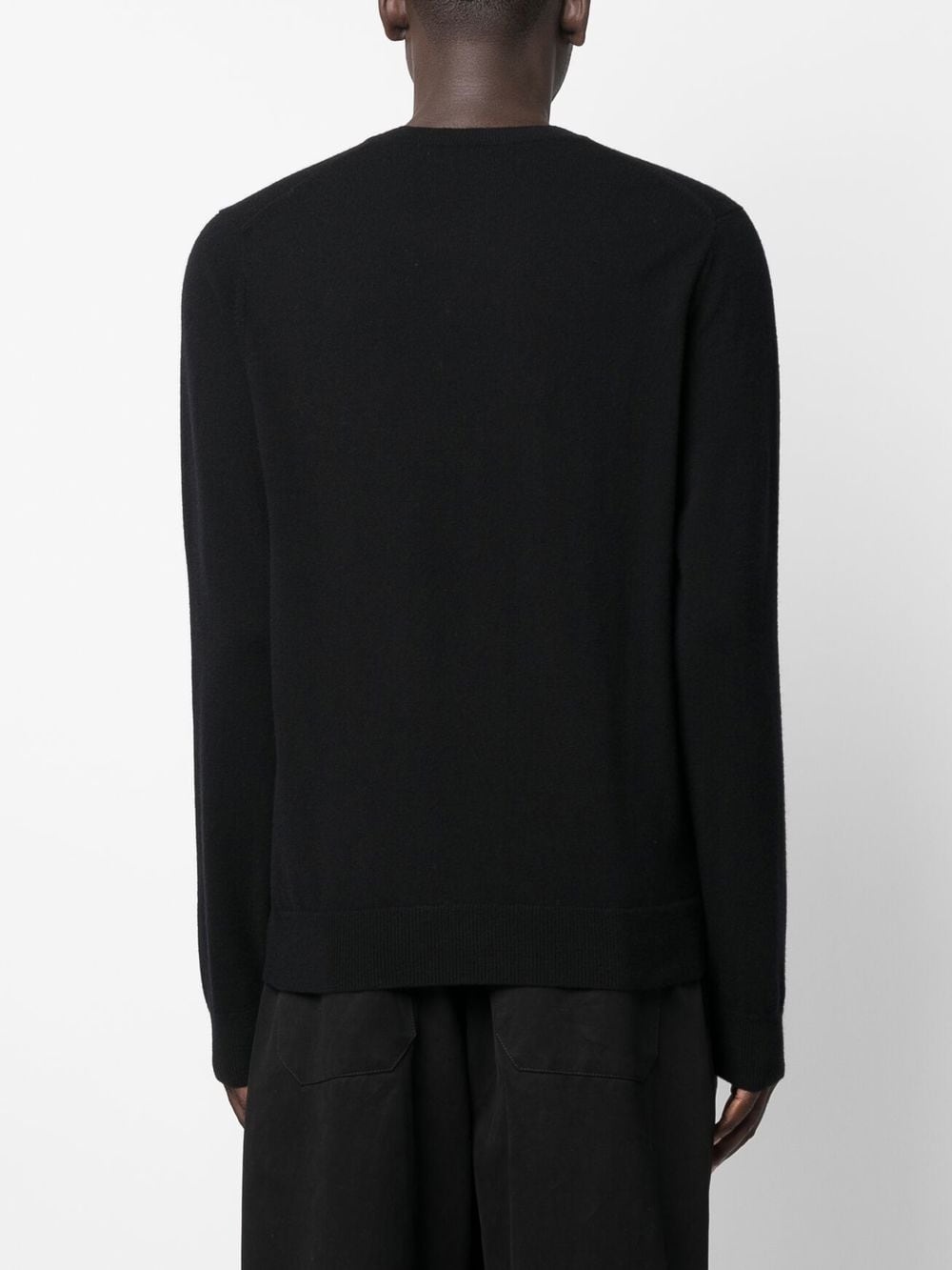 V-neck knitted jumper - 4