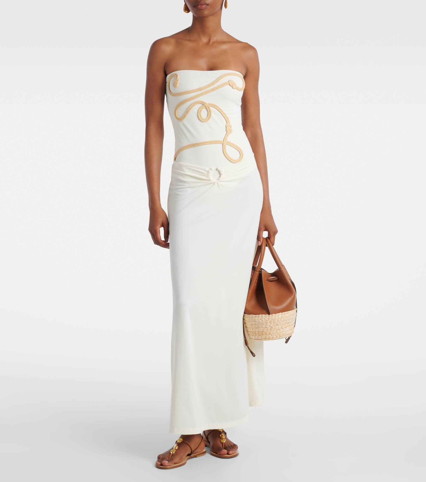 Gathered midi skirt - 2