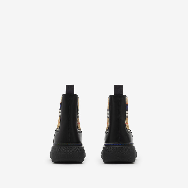Leather Creeper Low Chelsea Boots 4