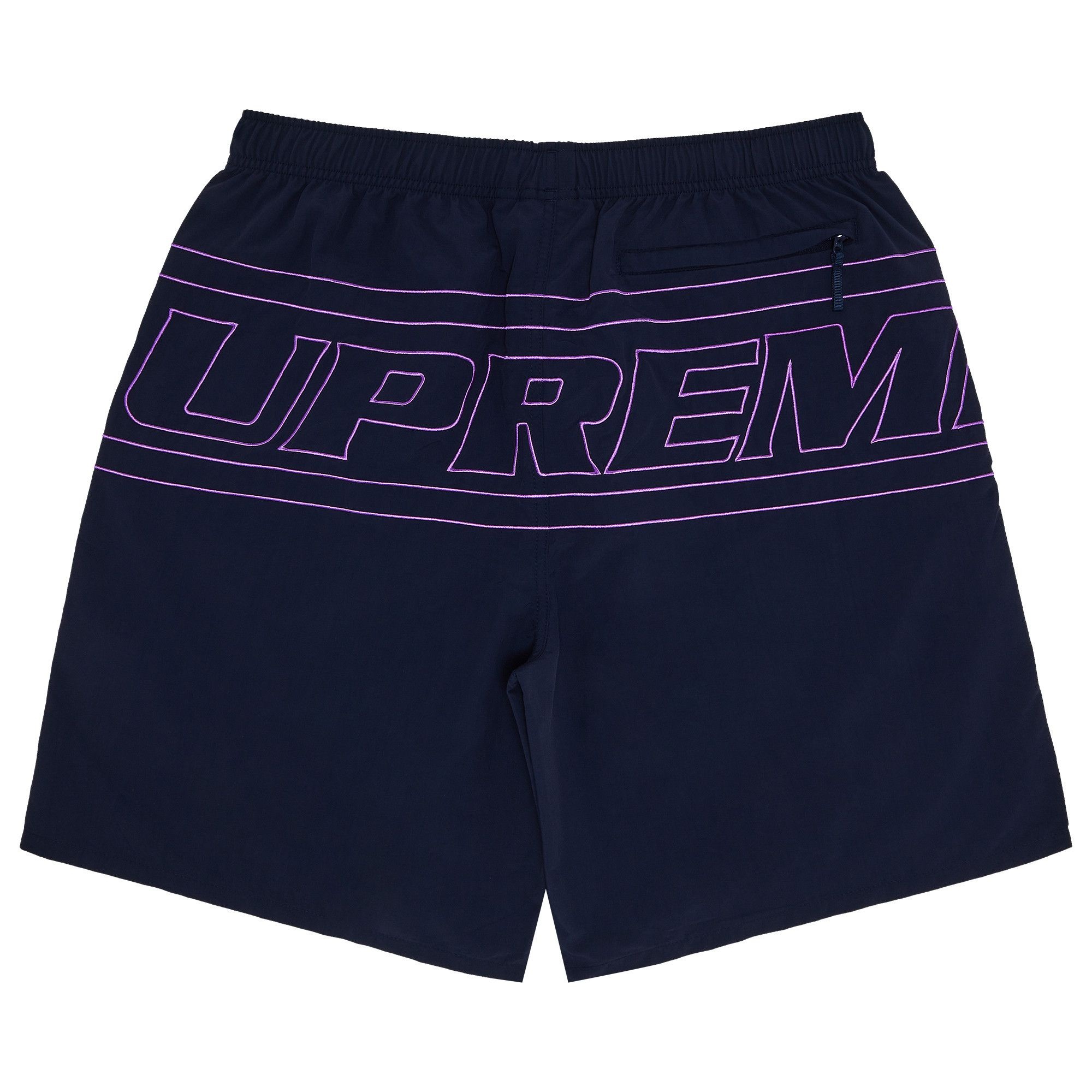 Supreme Big Logo Nylon Short 'Navy' - 2