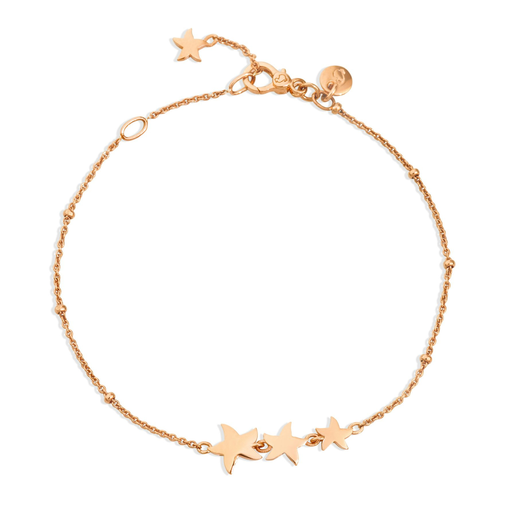 ROSE GOLD STAR BRACELET - 1