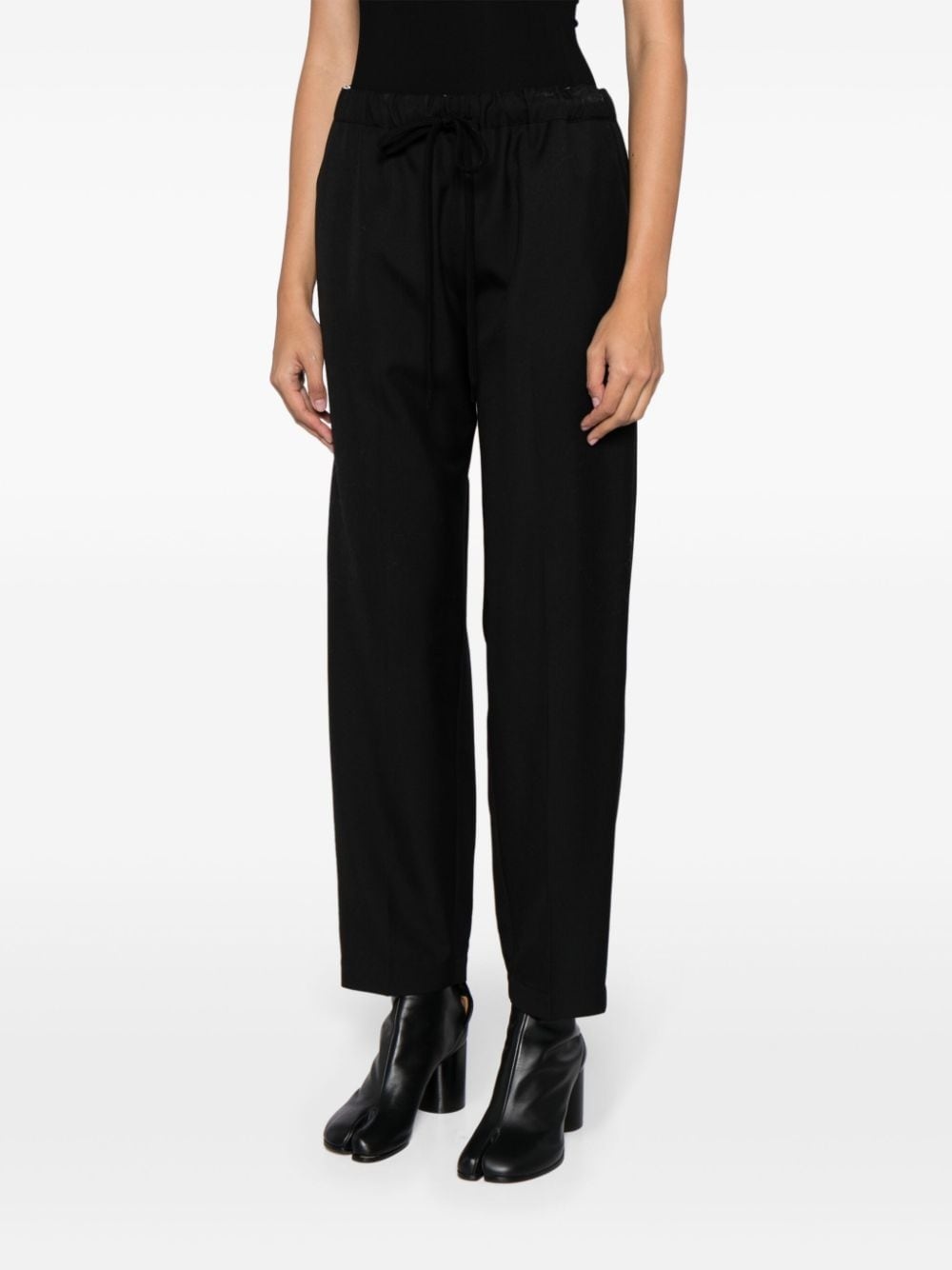 single-stitch cropped trousers - 3