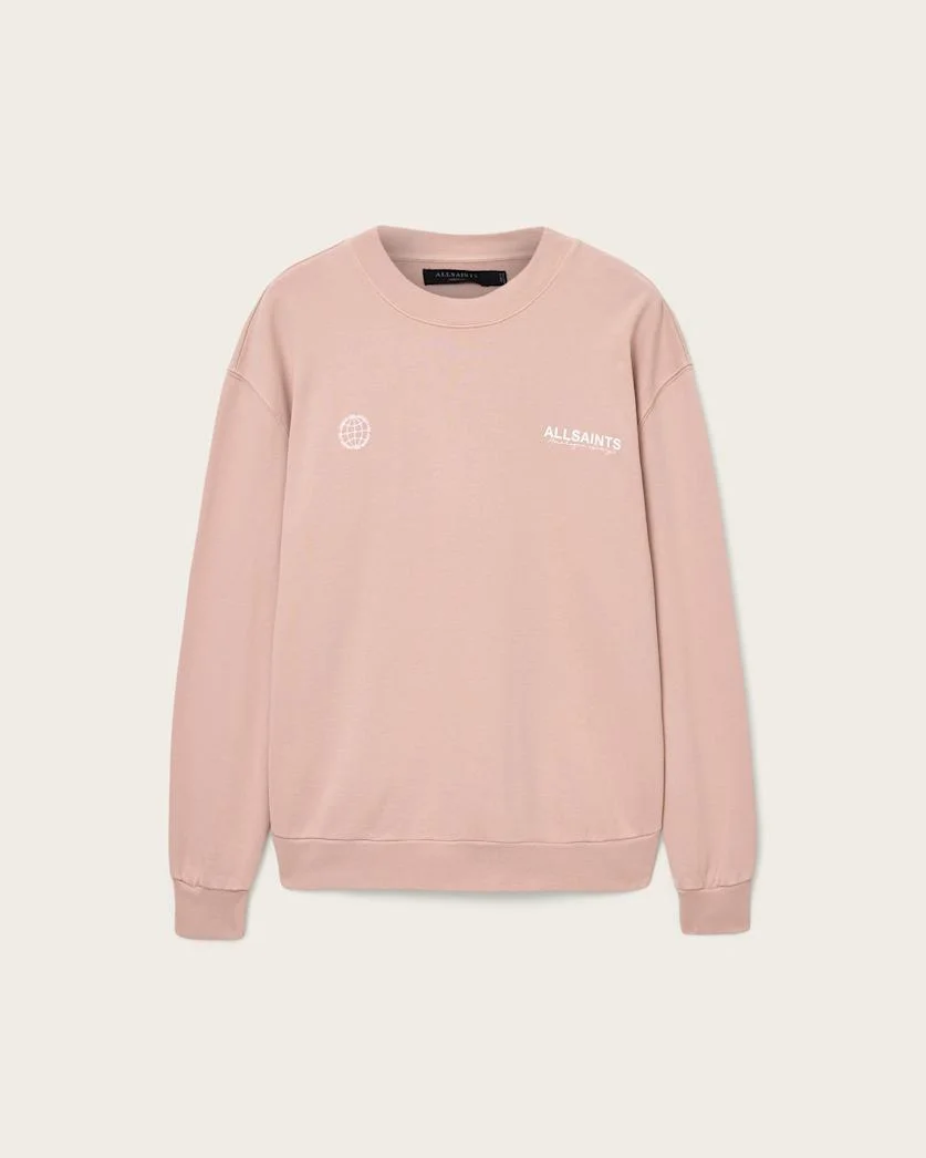 EMBLEM CREW NECK COTTON SWEATSHIRT - 1