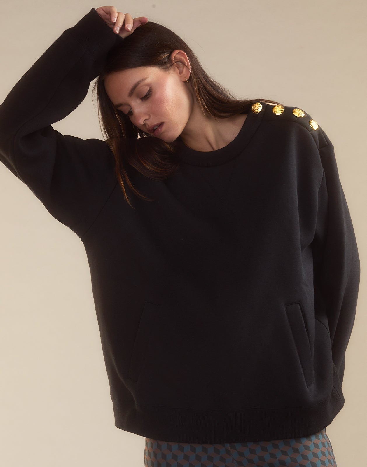 Button Up Sweatshirt - 4