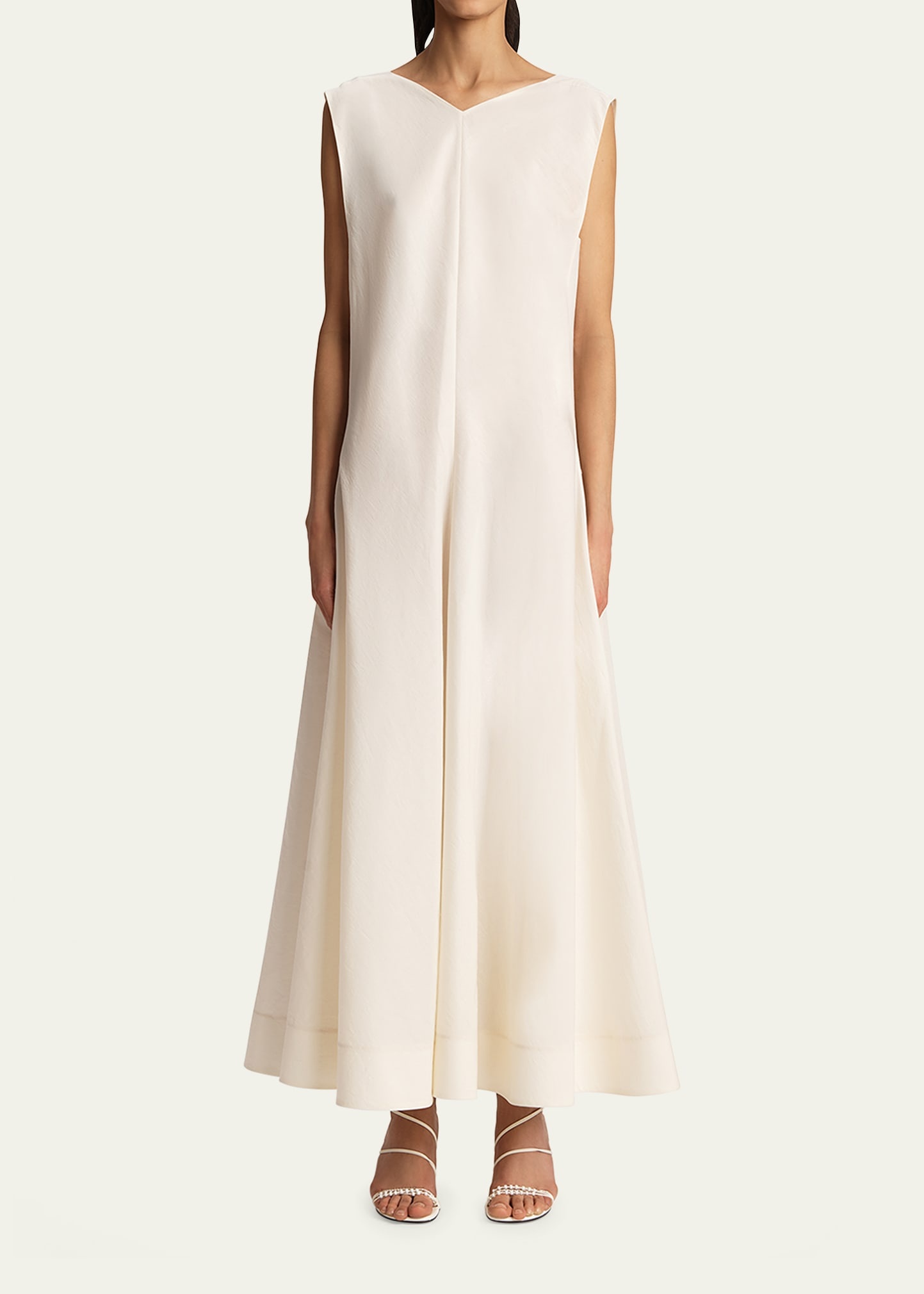 Mellie Open-Back Sleeveless A-Line Maxi Dress - 2