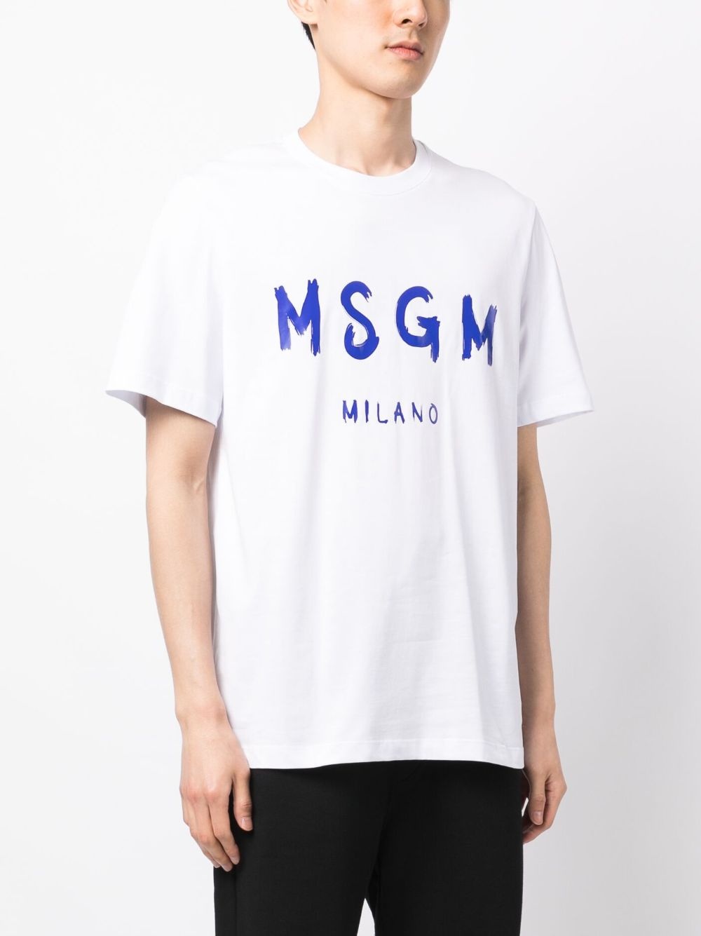 logo-print cotton T-Shirt - 3