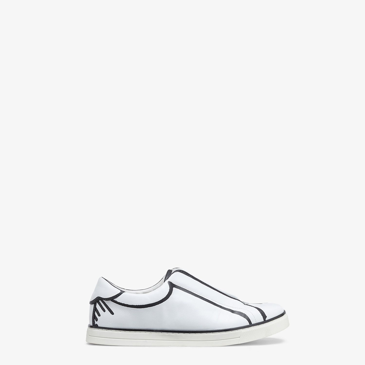 Fendi Roma Joshua Vides nappa leather slip-ons - 1