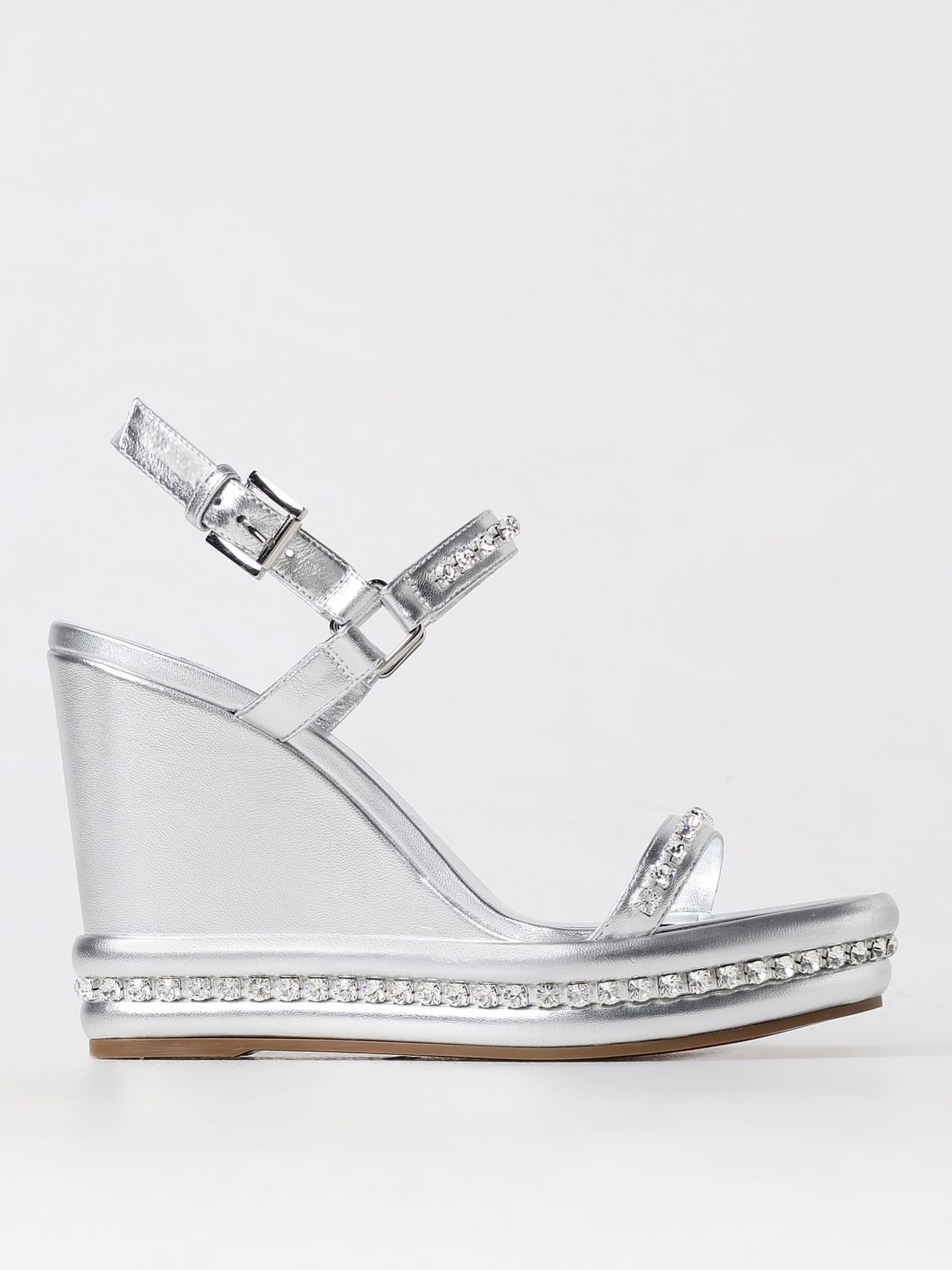 Christian Louboutin Wedge Shoes Woman Silver Woman - 1