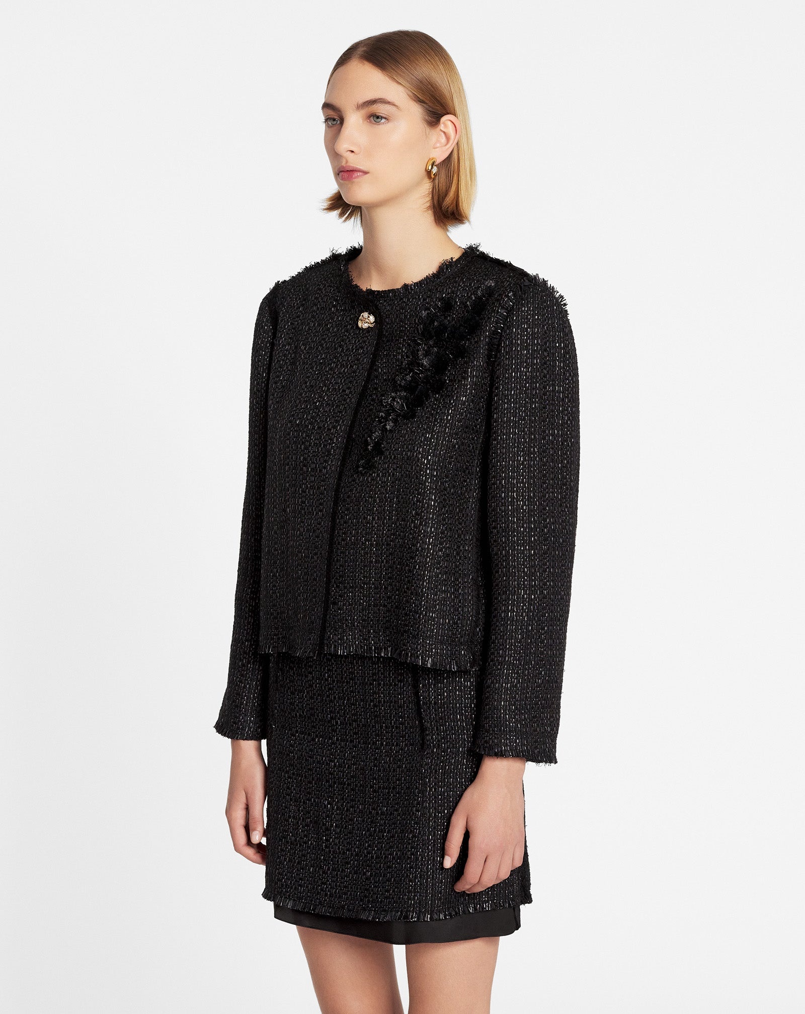 EMBROIDERED CROPPED JACKET - 3