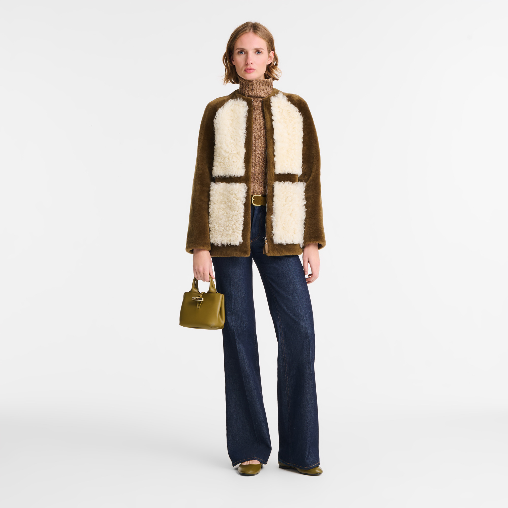 Le Roseau XS Handbag Olive - Leather - 2