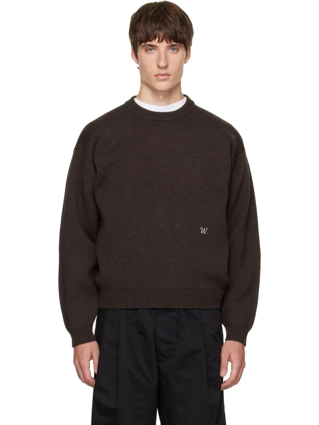 Brown 'Chavarria' Embroidered Sweater - 1