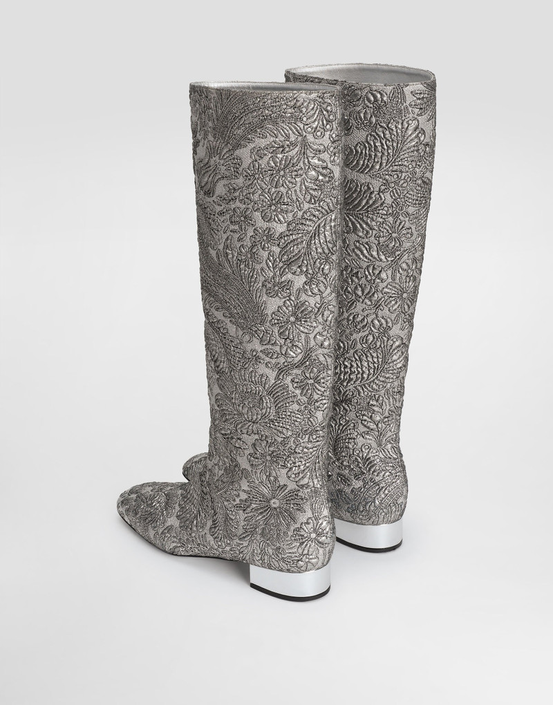 Dolce & Gabbana Brocade boots outlook