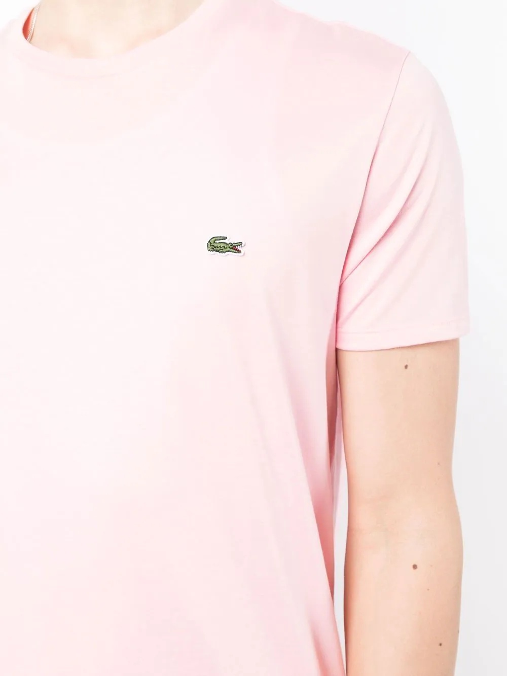 logo-embroidered pima cotton T-shirt - 5