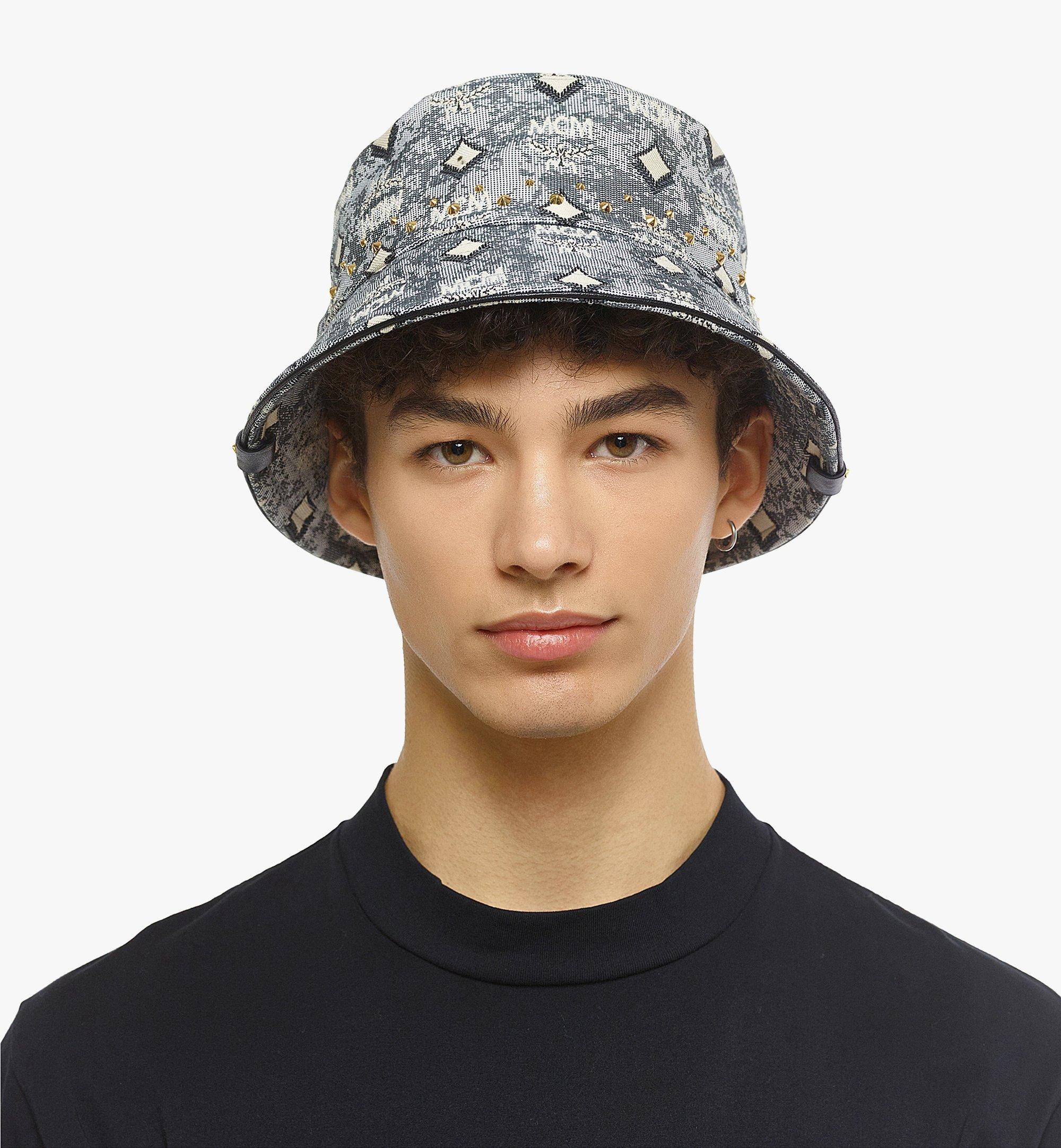 Bucket Hat in Studded Vintage Monogram Jacquard - 2
