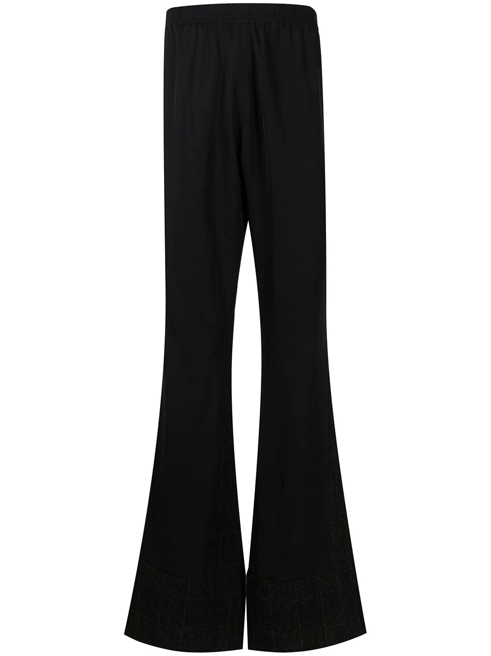 crepe wide-leg trousers - 1