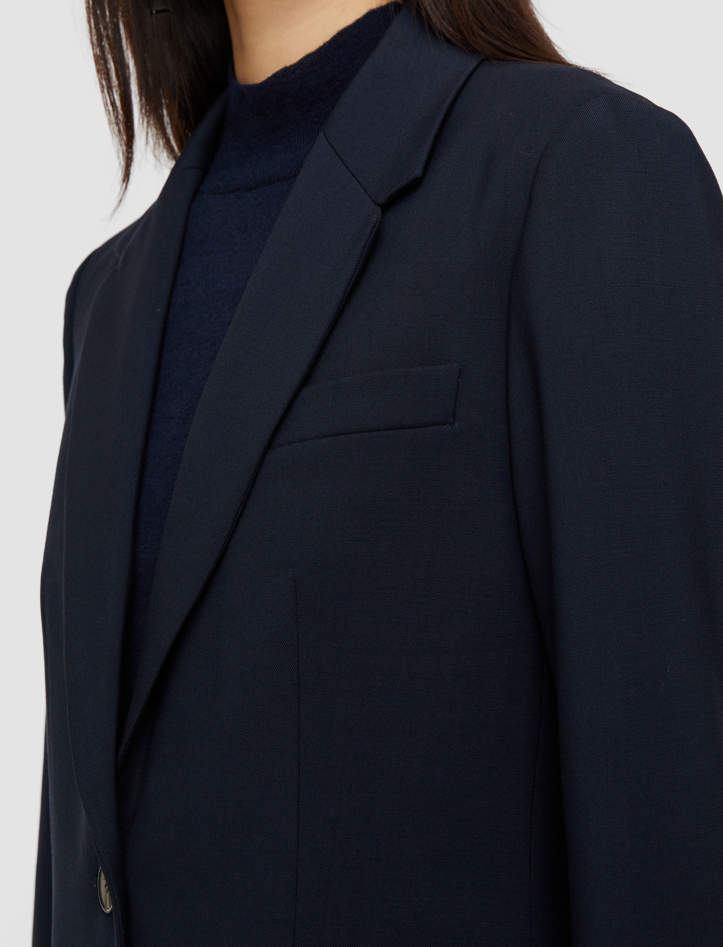 Tailoring Wool Stretch Jackie Jacket - 5