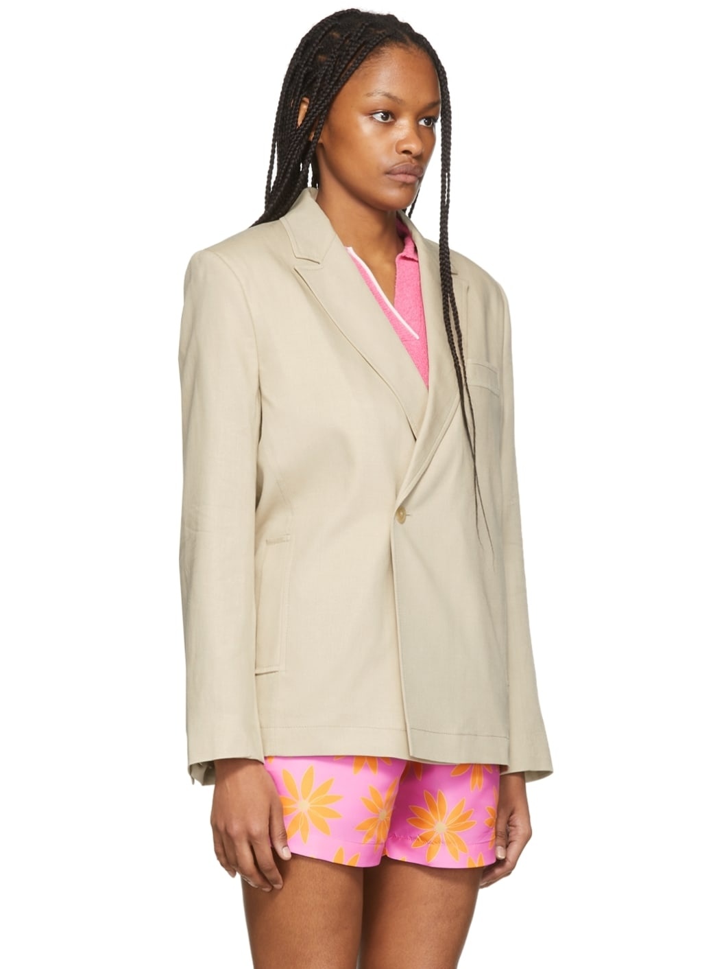 Beige 'La Veste Moulin' Blazer - 2