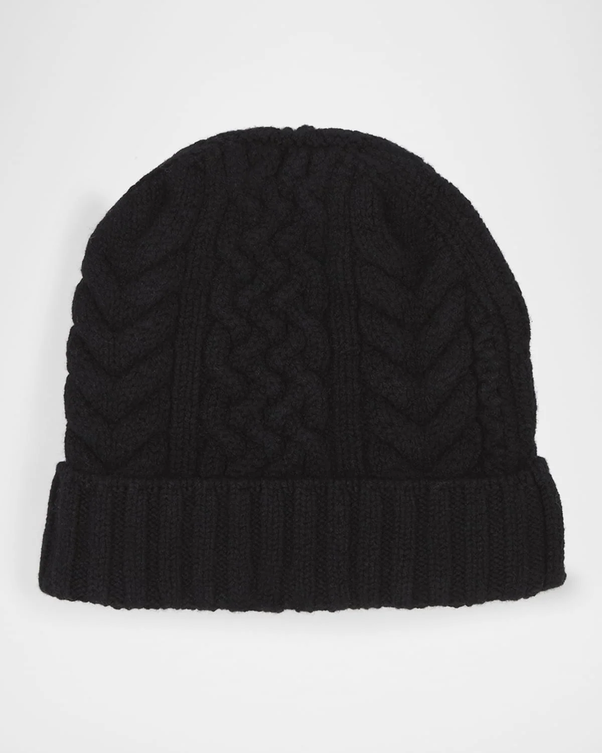 Skull Cable Knit Cashmere-Blend Beanie - 1