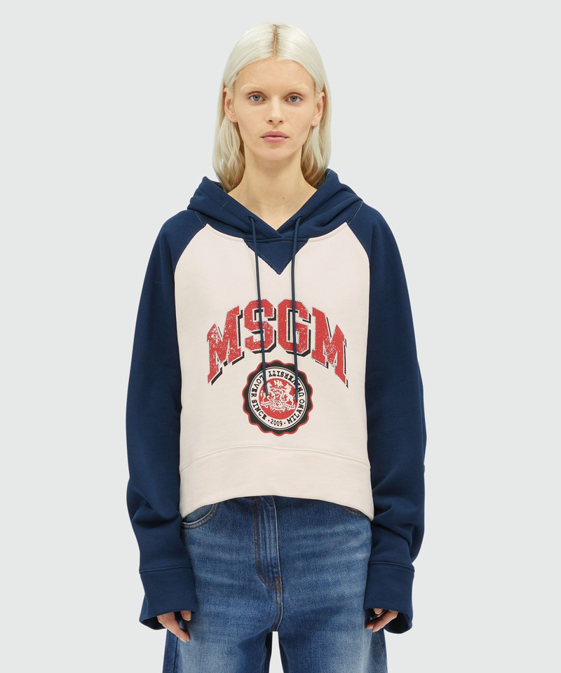 MSGM Jersey MSGM College sweatshirt outlook