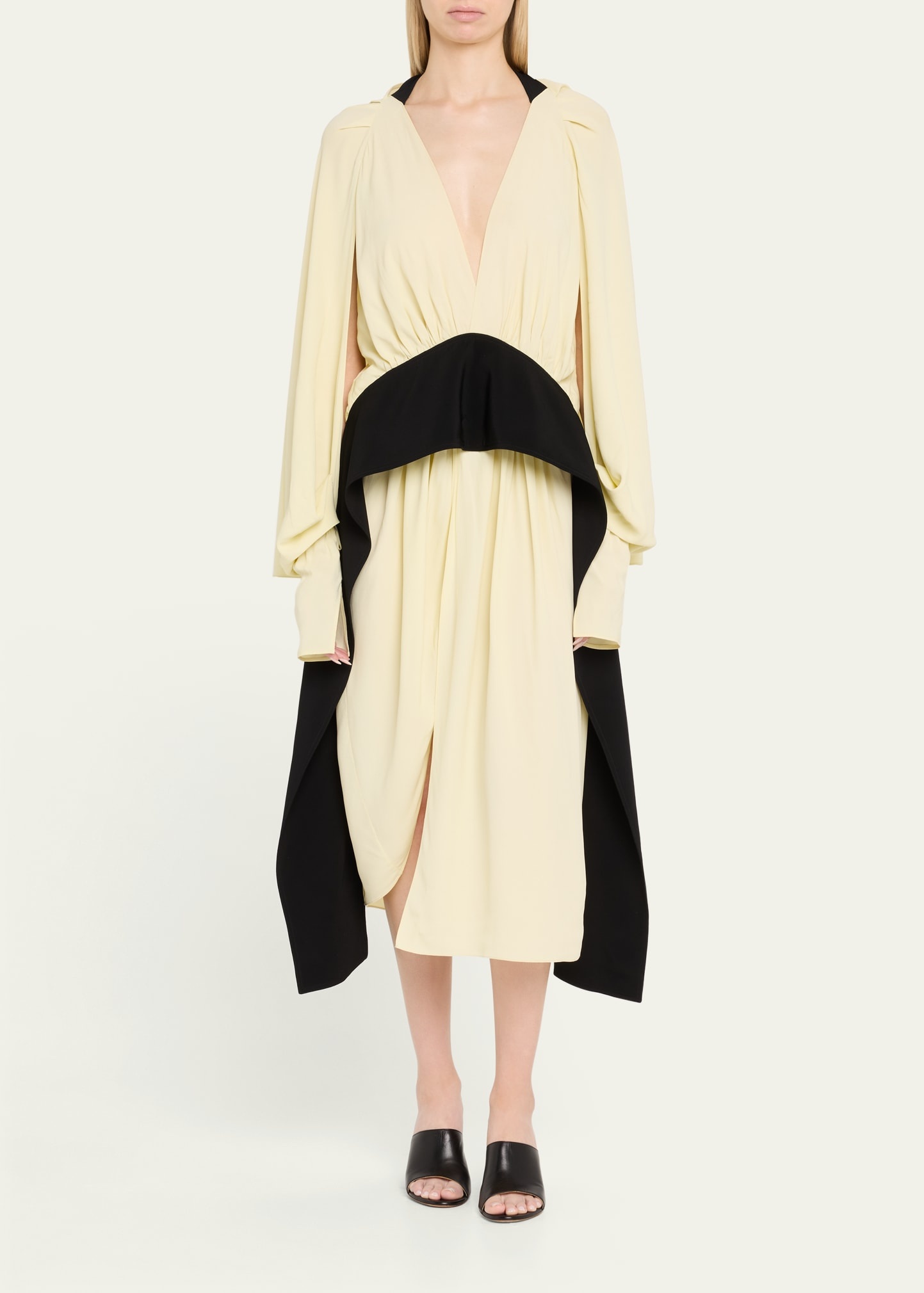 Tilde Midi Dress with Sash - 2