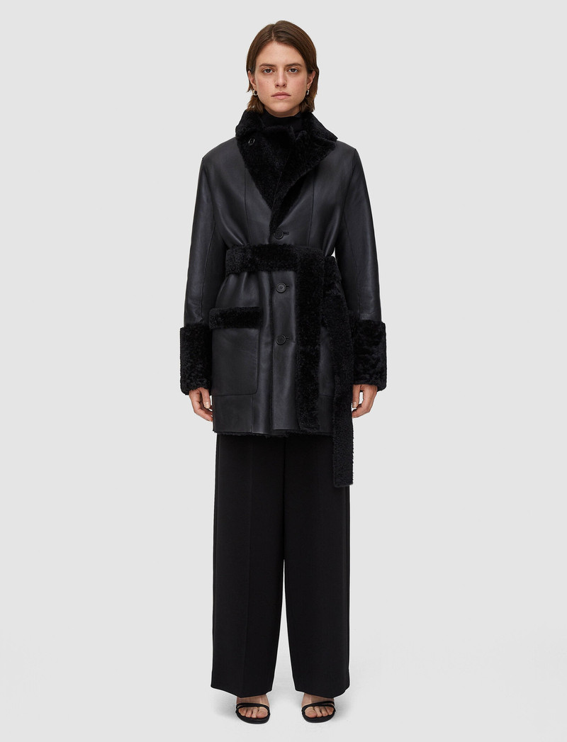 Reversible Shearling Leman Coat 5