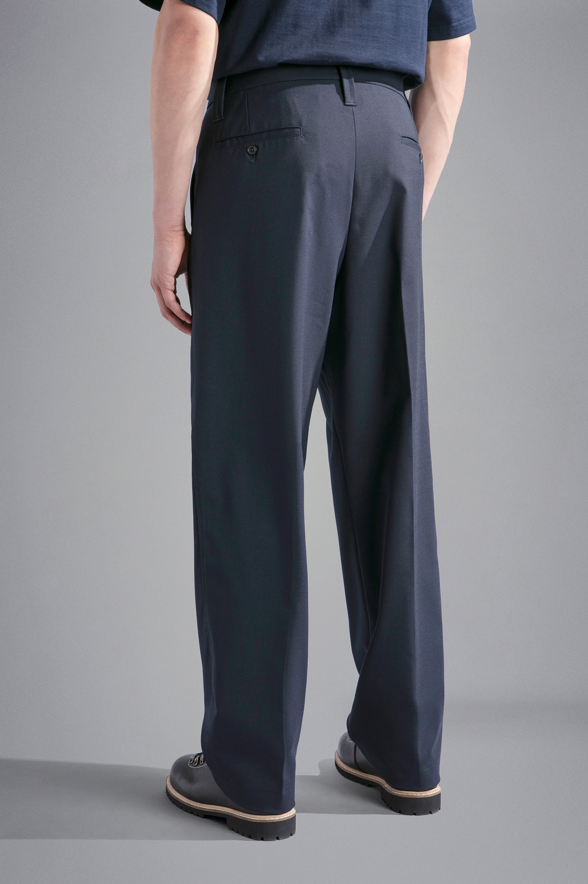 TECHNICAL WOOL CHINO TROUSERS - 3