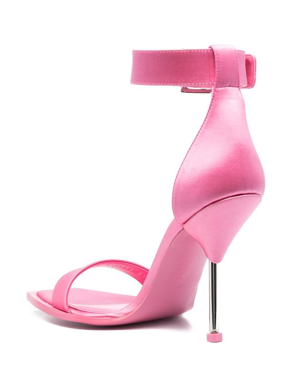 110mm satin-finish sandals - 3