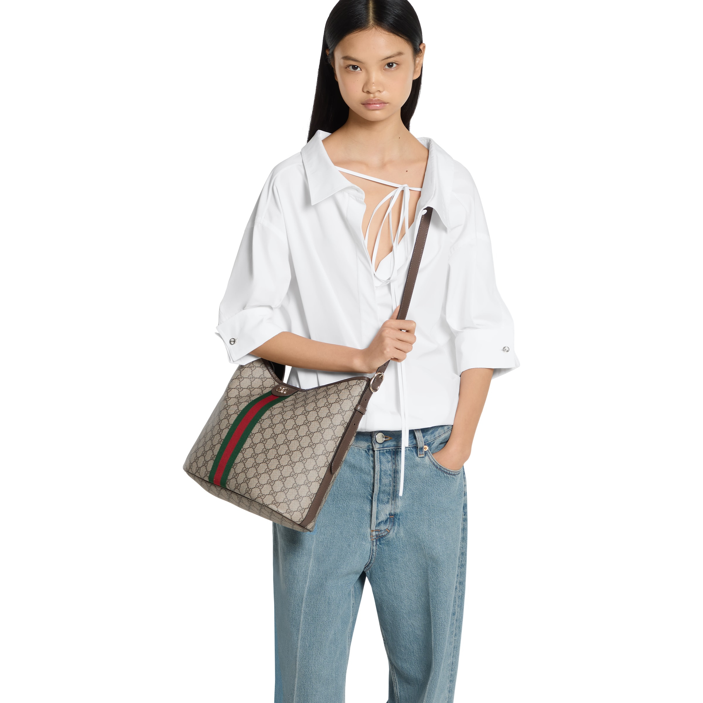 Ophidia large shoulder bag - 4