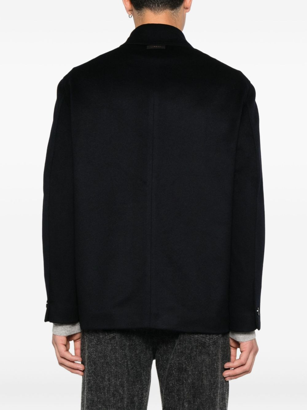 patch-pocket shirt jacket - 4