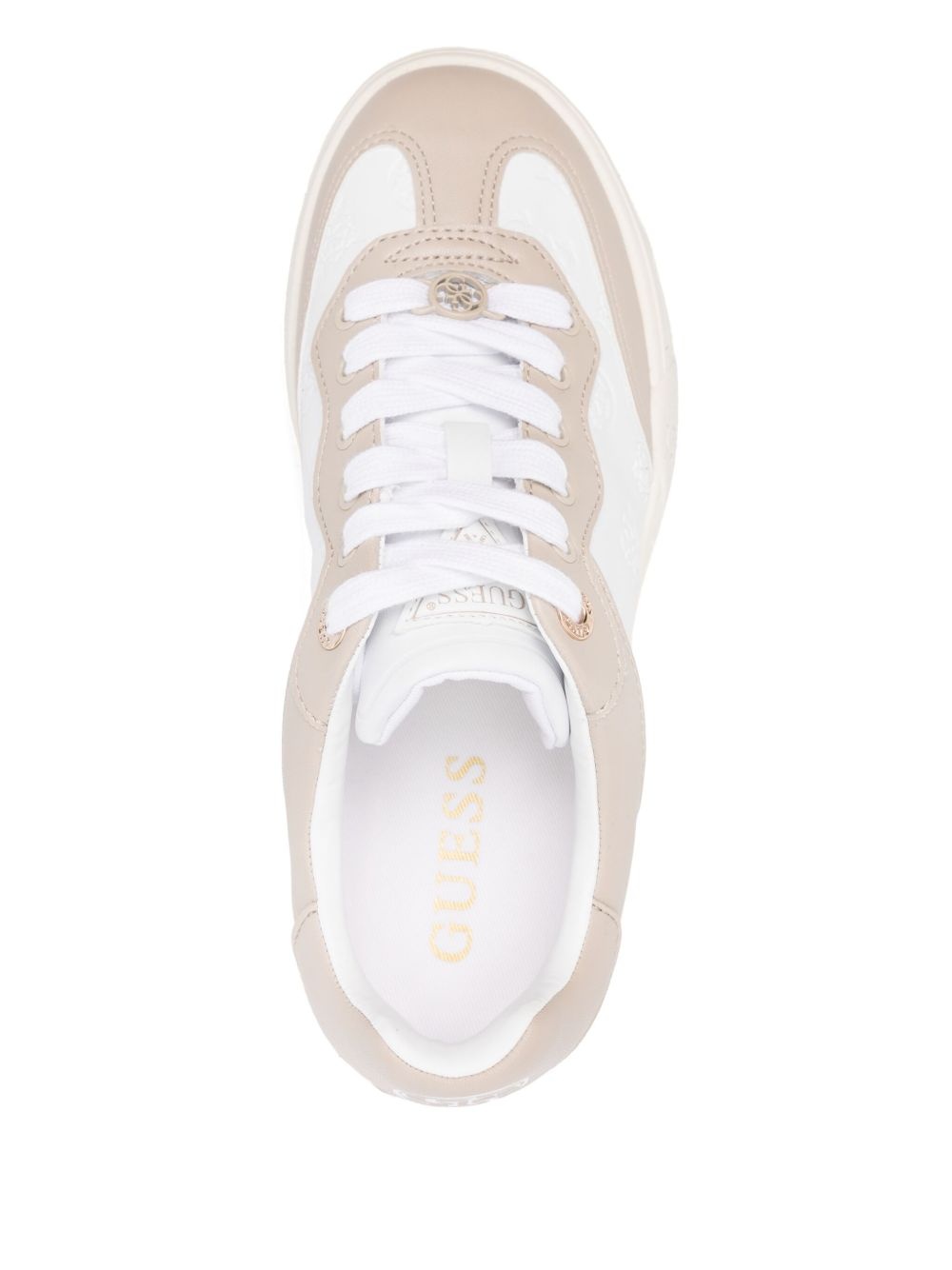 logo-debossed sneakers - 4