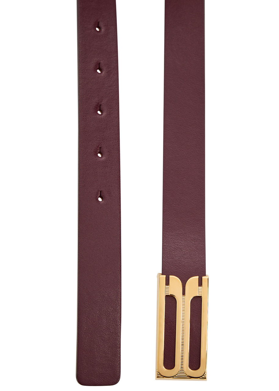 Victoria Beckham Frame Grained Leather Belt - 3