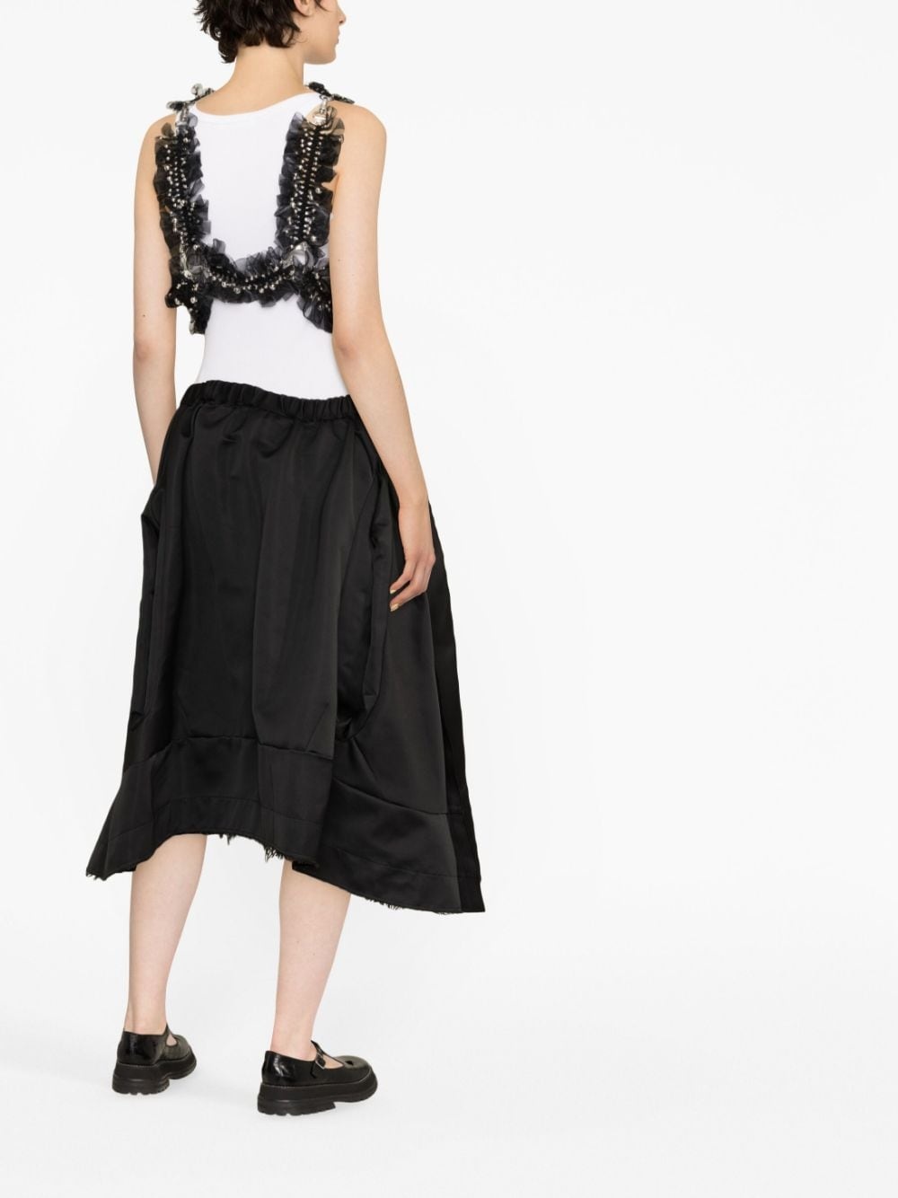 asymmetric midi skirt - 3