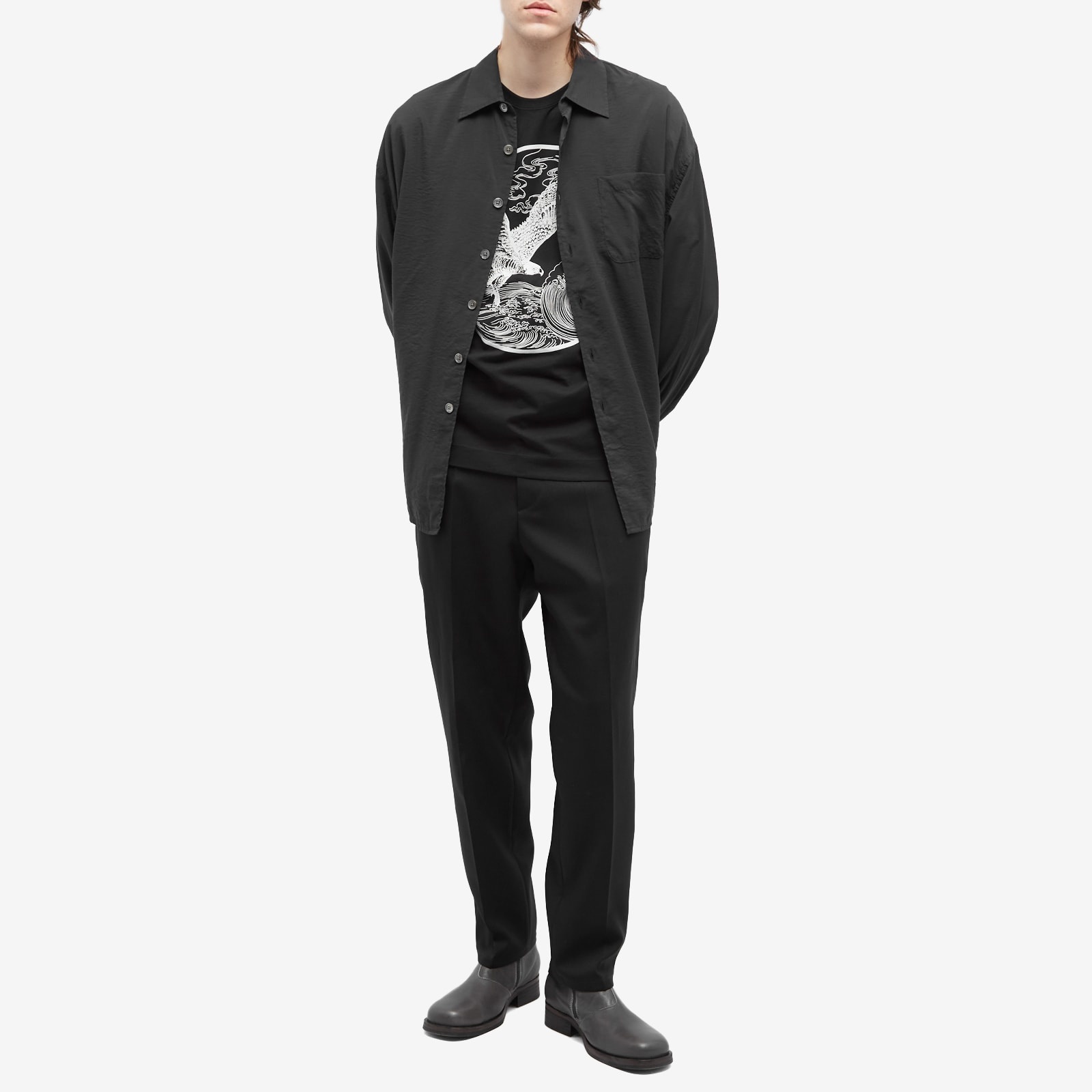 Dries Van Noten Hertz Regular Eagle T-Shirt - 4