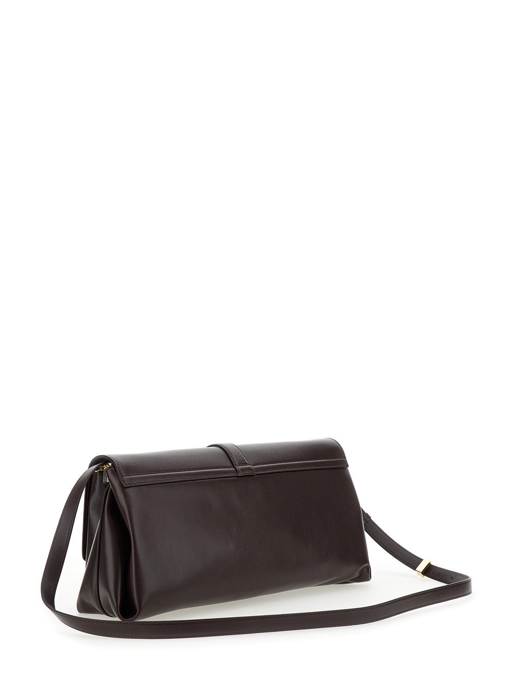 Ferragamo Women Bordeaux Crossbody Bag With Gancini Buckle Detail In Leather Woman - 3
